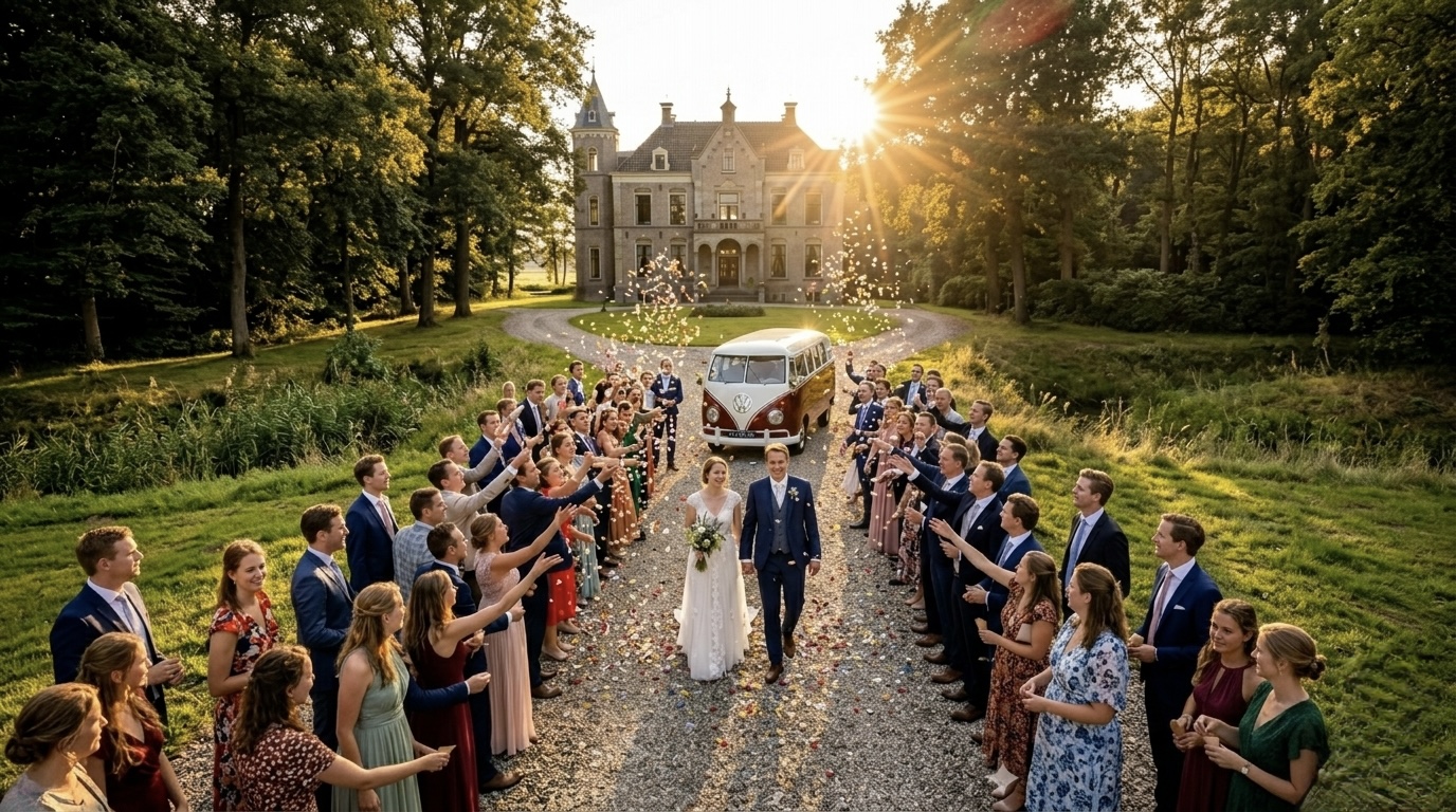 Red Valentine 1963 / Rood VW busje - Afbeelding 2
